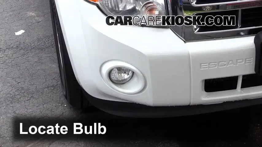 2012 Ford Escape XLT 2.5L 4 Cyl. Lights Fog Light (replace bulb)